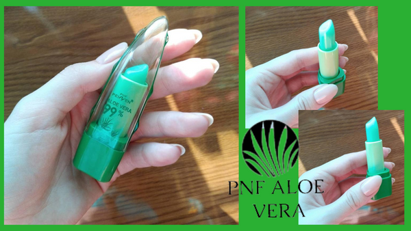 Long-Lasting Color and Hydration - Aloe Vera Lipstick - Hydrating Cosmetics